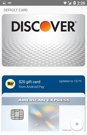 Android Pay Best Buy Gift Card