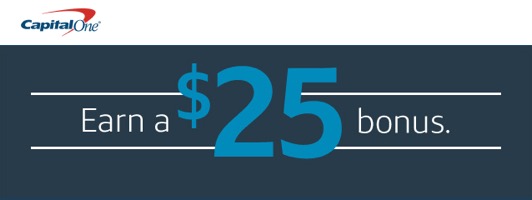 Capital One $25 bonus