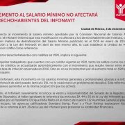 Incremento al Salario minimo