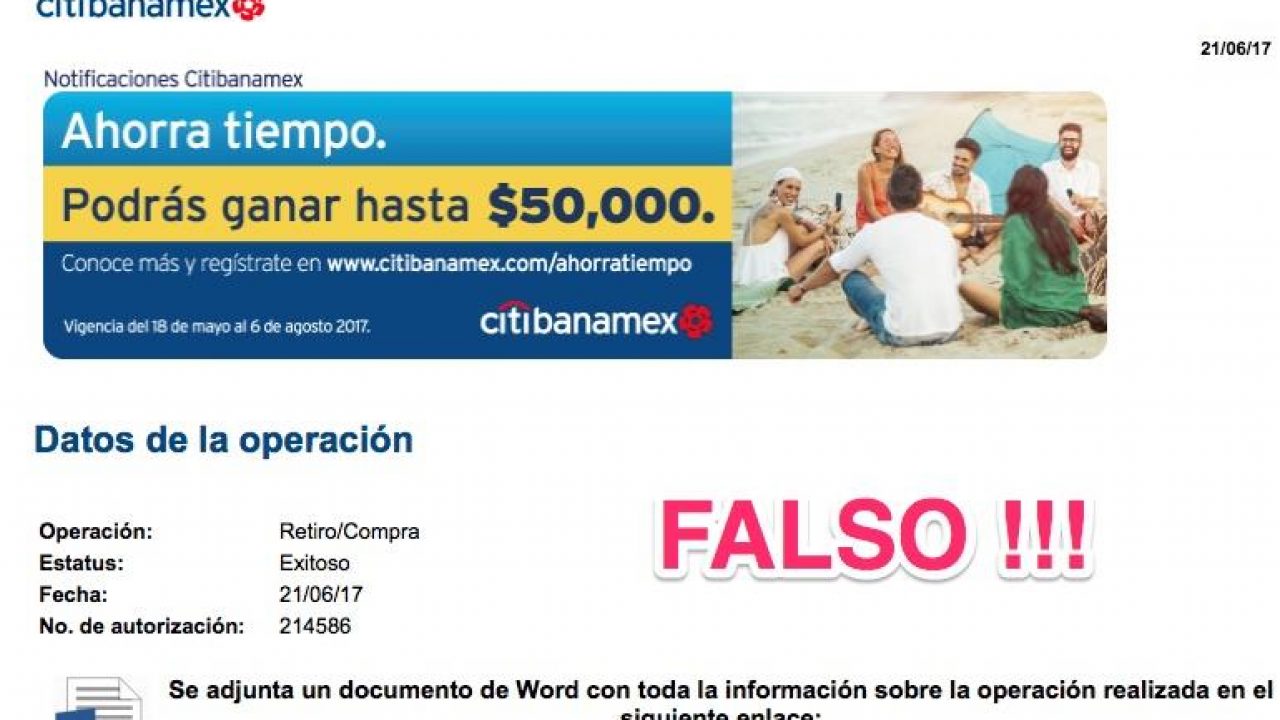 Correo Falso De Banamex